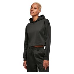 суичър,дамски,блузи,urban,classics,short,scuba,hoodie,black