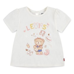 тениска,детски,тениски,levi´s,®,liv,smocked,short,sleeve,t,shirt,white,(gardenia)