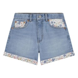 къси,панталони,детски,панталони,levi's®,print,block,mom,shorts,blue