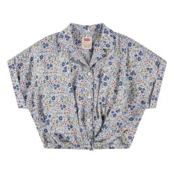 тениска,детски,тениски,levi's®,printed,twist,button,short,sleeve,t,shirt,grey