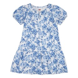 рокля,дамски,поли,и,рокли,levi´s,®,puff,highneck,short,sleeve,dress,blue,(bright,white)