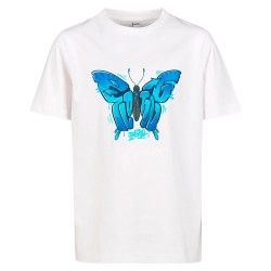 тениска,детски,тениски,mister,tee,butterfly,floating,short,sleeve,t,shirt,white,(white)