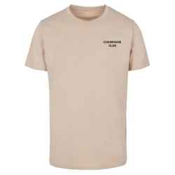 Тениска Mister tee Champagne Club short sleeve T-shirt - Beige (Sand) тениска,мъжки,тениски,дамски,тениски,mister,tee,champagne,club,short,sleeve,t,shirt,beige,(sand)