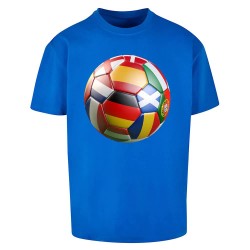 футболна,фланелка,мъжки,тениски,mister,tee,football´s,coming,home,europe,tour,short,sleeve,t,shirt,blue,(cobalt,blue)