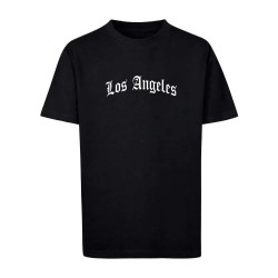 тениска,мъжки,тениски,дамски,тениски,mister,tee,los,angeles,wording,basic,short,sleeve,t,shirt,black,(black)