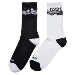 чорапи,мъжки,чорапи,mister,tee,major,city,0221,crew,socks,2,units,white,black,(black,white)