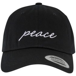 Тениска Mister tee Peace Dad cap - Black (Black) тениска,всички,шапки,mister,tee,peace,dad,cap,black,(black)
