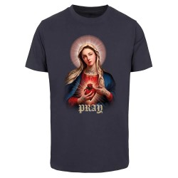 тениска,мъжки,тениски,mister,tee,praying,mary,short,sleeve,t,shirt,blue,(navy)