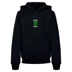 суичър,детски,блузи,mister,tee,stay,weird,hoodie,black