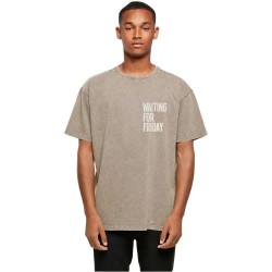 тениска,мъжки,тениски,дамски,тениски,mister,tee,waiting,for,friday,acid,washed,heavy,short,sleeve,t,shirt,beige,(dark,khaki)