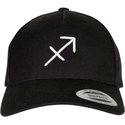 тениска,всички,шапки,mister,tee,zodiac,yp,classics,5,panel,premium,curved,visor,cap,snapback,cap,sagittarius,(black)