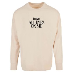 тениска,мъжки,тениски,mister,tee,x,artist,2pac,all,eyez,on,me,tracklist,cut,on,long,sleeve,t,shirt,beige,(sand)