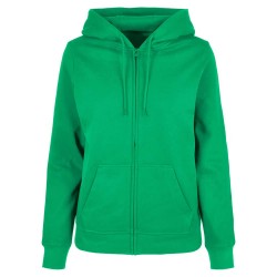 блуза,дамски,блузи,build,your,brand,basic,full,zip,sweatshirt,grass,green,(green)