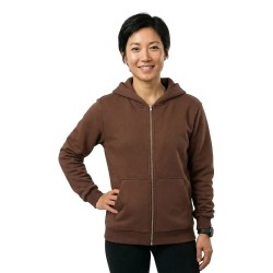 Блуза Build your brand BY290 full zip sweatshirt - Brown (Chocolate Brown) блуза,дамски,блузи,build,your,brand,by290,full,zip,sweatshirt,brown,(chocolate,brown)