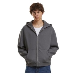 блуза,мъжки,пуловери,build,your,brand,fluffy,full,zip,sweatshirt,magnet,(grey)