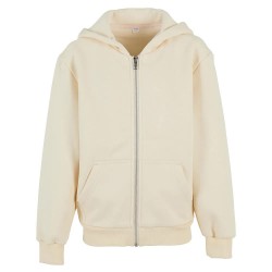 блуза,детски,блузи,build,your,brand,fluffy,full,zip,sweatshirt,white,sand,(beige)