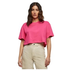 тениска,дамски,тениски,build,your,brand,short,short,sleeve,t,shirt,hibiskus,pink,(pink)