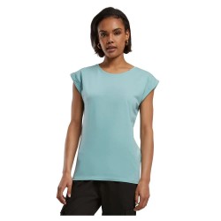 тениска,дамски,тениски,build,your,brand,short,sleeve,t,shirt,blue,mint,(blue)