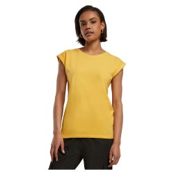 тениска,дамски,тениски,build,your,brand,short,sleeve,t,shirt,dim,yellow,(yellow)