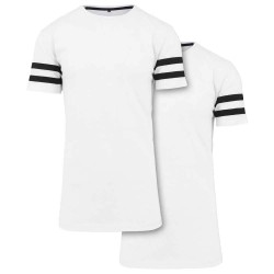 тениска,мъжки,тениски,build,your,brand,short,sleeve,t,shirt,2,units,white,black,(white)