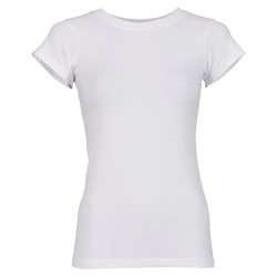 тениска,дамски,тениски,build,your,brand,stretch,short,sleeve,t,shirt,white,(white)