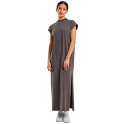 рокля,дамски,поли,и,рокли,build,your,brand,vintage,short,sleeve,long,dress,magnet,(grey)