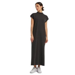рокля,дамски,поли,и,рокли,build,your,brand,vintage,short,sleeve,long,dress,black,(black)