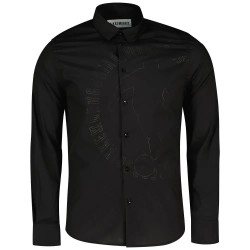 риза,с,дълъг,ръкав,мъжки,ризи,bikkembergs,bms0939,long,sleeve,shirt,black,(black)