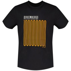 тениска,мъжки,тениски,bikkembergs,bmt0712,short,sleeve,t,shirt,anthracite,(black)