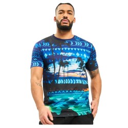 Тениска Just rhyse Palm Coast short sleeve T-shirt - Blue тениска,мъжки,тениски,just,rhyse,palm,coast,short,sleeve,t,shirt,blue