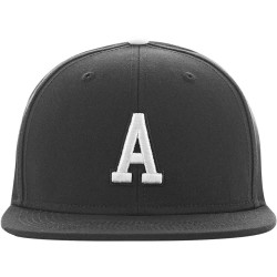 шапка,с,козирка,всички,шапки,masterdis,letter,a,snapback,cap,black,(black)