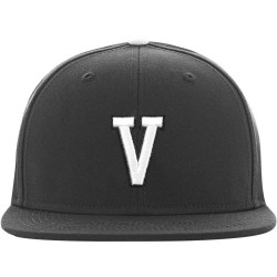 шапка,с,козирка,всички,шапки,masterdis,letter,v,snapback,cap,black,(black)