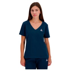 тениска,дамски,тениски,le,coq,sportif,ess,col,v,n°1,short,sleeve,t,shirt,victory,blue,(blue)