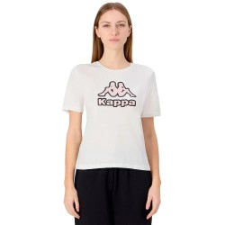 тениска,дамски,тениски,kappa,gioco,short,sleeve,t,shirt,white,(white)