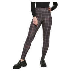 клин,дамски,клинове,дамски,чорапогащи,и,клинове,urban,classics,aop,leggings,black,check,(brown,grey)