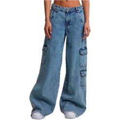 дънки,мъжки,панталони,дамски,панталони,urban,classics,cargo,jeans,blue,(vintage,light,blue,washed)