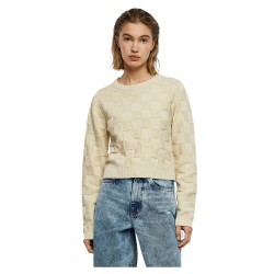 блуза,дамски,пуловери,дамски,плетени,дрехи,urban,classics,check,knit,sweater,beige,(sand)