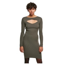 рокля,дамски,поли,и,рокли,urban,classics,cut,dress,green,(olive)