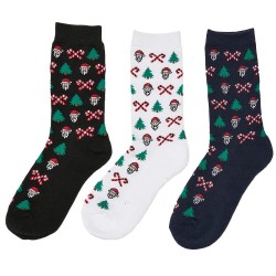 чорапи,мъжки,чорапи,urban,classics,grumpy,santa,christmas,socks,3,pairs,multicolor,(black,navy,white)