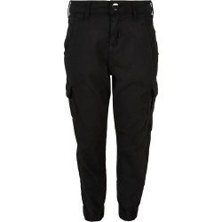 панталони,детски,панталони,urban,classics,high,waist,cargo,pants,black