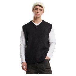 потник,мъжки,пуловери,urban,classics,knitted,knitted,vest,black