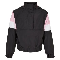 яке,детски,якета,и,палта,urban,classics,light,3,tone,pull,over,jacket,black,(black,girly,pink,white)