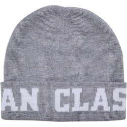 Шапка Urban classics Logo Jaquard beanie - Grey шапка,всички,шапки,urban,classics,logo,jaquard,beanie,grey