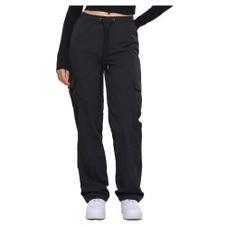 панталони,дамски,панталони,urban,classics,nylon,cargo,pants,black