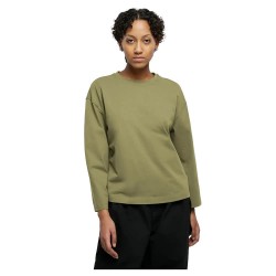 тениска,дамски,тениски,urban,classics,organic,oversized,long,sleeve,t,shirt,tini,olive,(green)