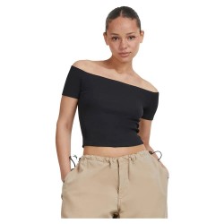 тениска,дамски,тениски,urban,classics,organic,off,shoulder,rib,short,sleeve,t,shirt,black