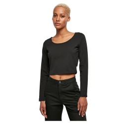 тениска,дамски,тениски,urban,classics,organic,wide,neck,cropped,long,sleeve,t,shirt,black,(black)