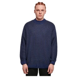 блуза,мъжки,пуловери,urban,classics,oversized,two,tone,sweater,blue