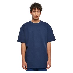 тениска,мъжки,тениски,urban,classics,oversized,waffle,short,sleeve,t,shirt,blue,(dark,blue)