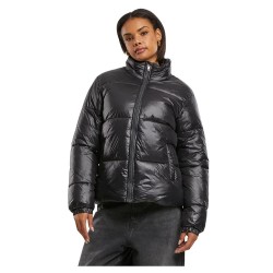 яке,дамски,якета,и,палта,urban,classics,recycled,short,shiny,padded,jacket,black